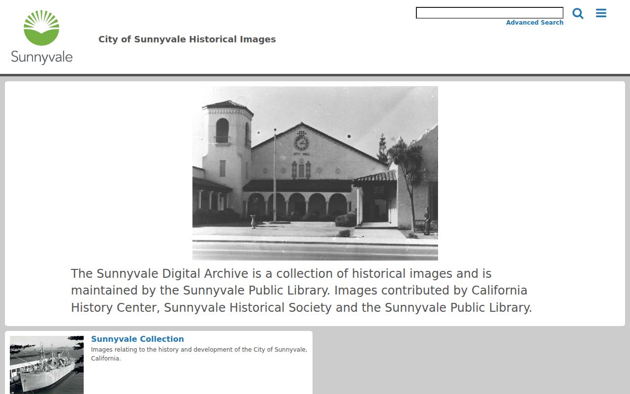 Sunnyvale city directory local digital archive